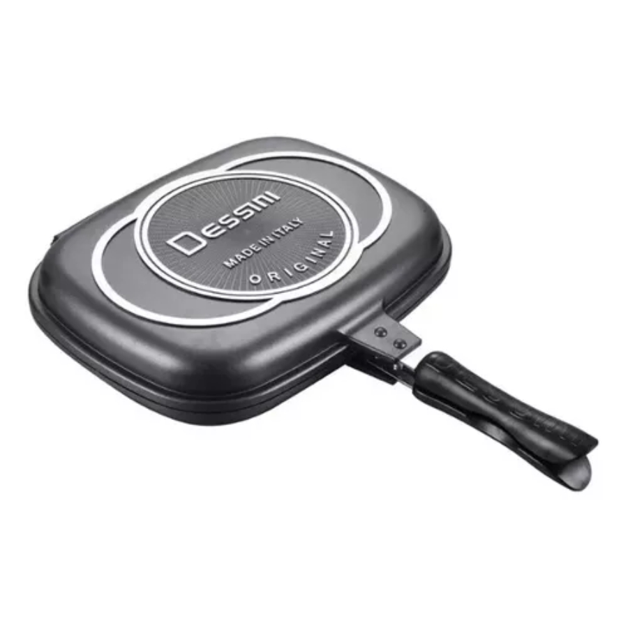 Sartén Doble Parrilla 36 Cms Antiadhere